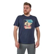 Lumberjack 2S11OTBL263FX Bisiklet Yaka Regular Fit Lacivert Erkek Pamuk T-Shirt