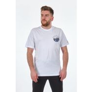 Lumberjack 2S11OTBL3FX Bisiklet Yaka Baskılı Beyaz Erkek Pamuk T-Shirt