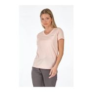 Lumberjack 2SCT1323FX V Yaka Regular Fit Pastel-Pembe Kadın T-Shirt