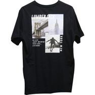 Lumberjack 3M ML NEW YORK 11OTBL01 3FX Siyah Erkek T-shirt