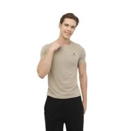 Lumberjack 4M MB Modal SB203 4FX Bej Bej Kısa Kol Erkek T-shirt