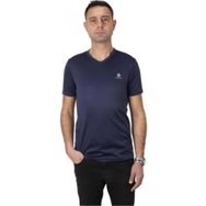 Lumberjack CT104 Basic Pes V Neck Lacivert Erkek Kısa Kollu T-Shirt