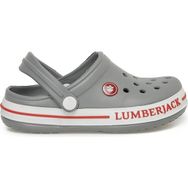 Lumberjack Devon 3FX Gri Erkek Çocuk Terlik