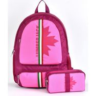 Lumberjack LMCAN24012-14 Pembe Unisex 2'li Kalemlik ve Okul Çantası