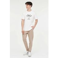 Lumberjack ML RENATO 11ITL 1030 6FX Renato Beyaz Erkek T-shirt