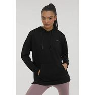 Lumberjack W-CT664 Luna Long Hoodie Siyah Kadın Sweatshirt