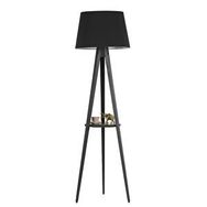 Lumexx Sehpalı Tripod Siyah Pramit Siyah Abajurlu Lambader
