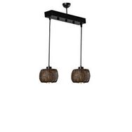 Lumexx Tıger 2'li Sıralı Ceviz Rattan Sarkıt