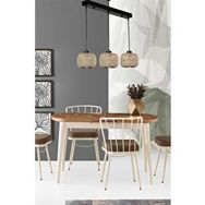 Lumexx Tıger 3'lü Sıralı Rattan Sarkıt