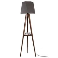 Lumexx Tripod Ceviz Altıgen Koyu Gri Lambader