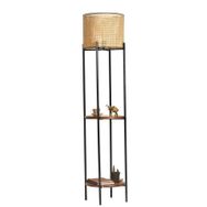 Lumexx Vega Siyah Rattan Başlıklı Lambader