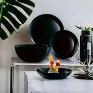 Luminarc Arcopal Zelie Siyah 18 Parça 6 Kişilik Yemek Takımı