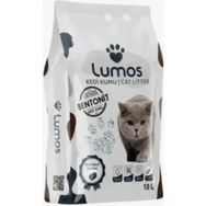 Lumos 10 lt Topaklanan Süper Premium Aktif Karbonlu Bentonit Kedi Kumu