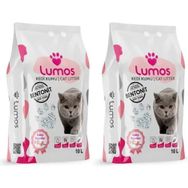 Lumos 2x10 lt Bebek Pudrası Bentonit Kedi Kumu