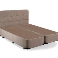 Luna 200x200 cm Çift Kişilik Sandıklı Kumaş Baza ve Başlık Seti