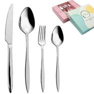 Luna Cucina Lorena 60 Parça Gümüş Çatal Kaşık Bıçak Takımı