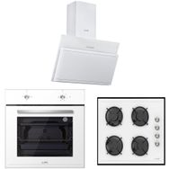 Luno L335W01+L 3462W+F6501W02 Beyaz 3'lü Ankastre Set
