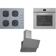 Luno Trio F6502S01 - L335S01 - L D34 S03620 Gri Ankastre Set