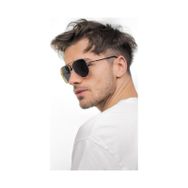 Lunox Unisex Gümüş Siyah Polarize Damla Güneş Gözlüğü