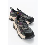 LuviShoes 98-65137 Lecce Siyah Mor Multi Kadın Spor Ayakkabı