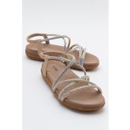 LuviShoes EVER Bej Kadın Sandalet