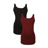LuvmaBelly MYRA1007_1002 Bordo Siyah Hamile Atlet Seti