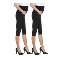 LuvmaBelly MYRA8003-8010 Beli Ayarlanabilir Hamile Kapri Tayt Seti