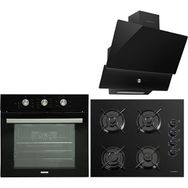 Luxell A6-SF2 MT - OC88 - DA88 Siyah 3'lü Ankastre Set
