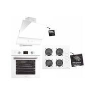 Luxell Ddt 15 Prg LX15PRGBYZ Dijital Opall Beyaz Ankastre Set