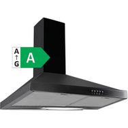 Luxell DP6-S A Sınıfı 3 Kademeli Mekanik Duvar Tipi Davlumbaz Siyah
