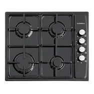 Luxell LX-420 F 4 Gözlü Gazlı Emaye Yüzeyli Set Üstü Ocak Siyah