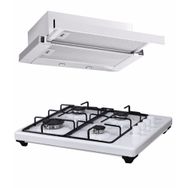 Luxell LX-420F - DS6-905 2'li Beyaz Ankastre Set