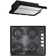 Luxell LX-420F - DS6-905 2'li Siyah Ankastre Set