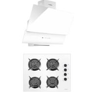 Luxell OC88 - DA6 835 Beyaz 2'li Ankastre Set