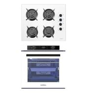 Luxell Platinium SGF3 - OC88 Beyaz 2'li Ankastre Set