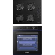 Luxell Platinum A68-SGF3 - OC88 Siyah 2'li Ankastre Set