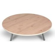 Luxury 80 cm Metal Ayaklı Katlanır Ahşap Yer Sofrası