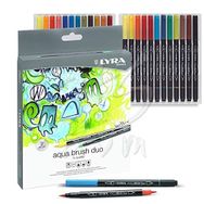 Lyra L6521240 24 Renk Aqua Brush Duo Çift Uçlu Çizim Kalemi
