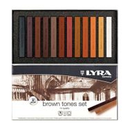 Lyra Polycrayons 12'li Kahverengi Tonlar Toz Pastel