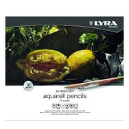 Lyra Rembrandt Acquarell Kuru-Sulu Boya Kalemi 24'lü Metal Kutu