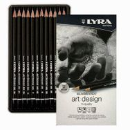 Lyra Rembrandt Art Design 12'li Metal Kutu 1111120 Dereceli Kalem Seti