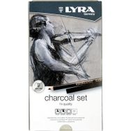Lyra Rembrandt Charcoal 11'li Metal Kutu Set Çizim Kalemi
