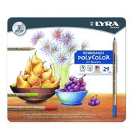 Lyra Rembrandt Polycolor Metal Kutulu 24'lü Kuru Boya