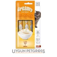 M-Pets 4x15 gr Creamy Chicken Tavuk Etli Ek Besin ve Kedi Ödülü