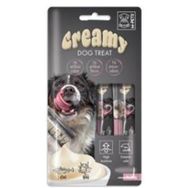 M-Pets 4x15 gr Creamy Morina Balıklı Biftekli Köpek Ödülü
