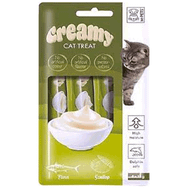 M-Pets 4x15 gr Creamy Ton Balıklı Deniz Taraklı Kedi Ödülü
