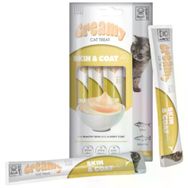 M-Pets Creamy Fonksiyonel Skin Coat Ton Balıklı ve Somonlu 4x15 gr Krema Kedi Ödülü