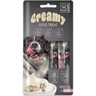 M-Pets Creamy Morina Balıklı ve Biftekli Sıvı 4x15 gr Köpek Ödülü