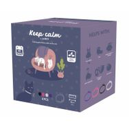 M-Pets Keep Calm Feromon 4'lü Karışık Renkli Kedi Boyun Tasması