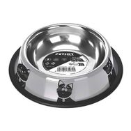 M-Pets Petjoy Cat Family Çelik 355 ml Kedi Mama Kabı